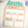 First & Last Day of School Sign, Custom Back to School Board, Reusable School Milestone Board, Photo Prop Sign