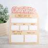 First & Last Day of School Sign, Custom Back to School Board, Reusable School Milestone Board, Photo Prop Sign