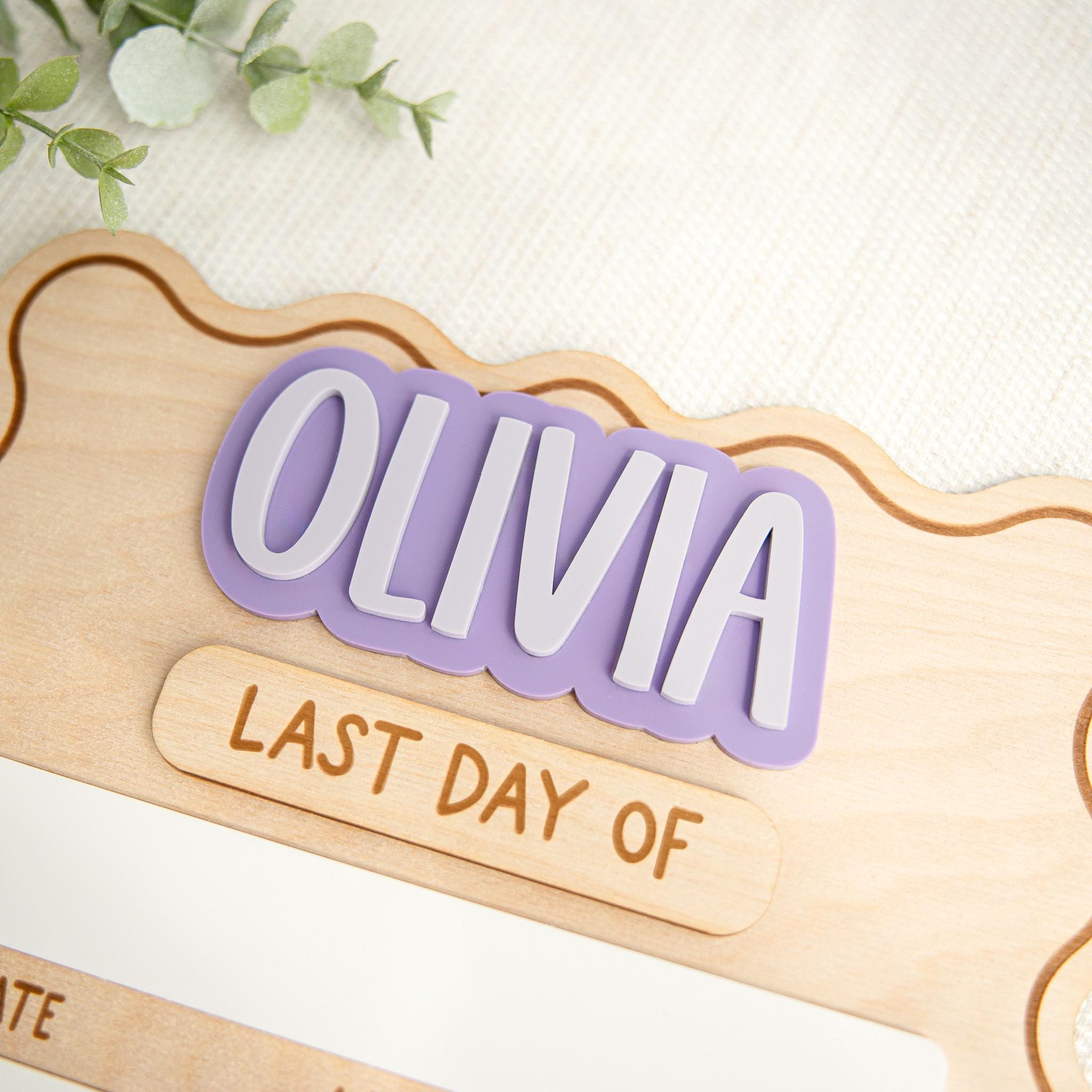 First & Last Day of School Sign, Custom Back to School Board, Reusable School Milestone Board, Photo Prop Sign