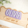First & Last Day of School Sign, Custom Back to School Board, Reusable School Milestone Board, Photo Prop Sign