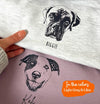 Custom Pet Portrait Shirt or Sweatshirt
