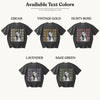 Comfort Colors® Custom Dad Photo Shirt or Sweatshirt, Personalized Vintage Dad T-Shirt, Father’s Day Gift for Dad