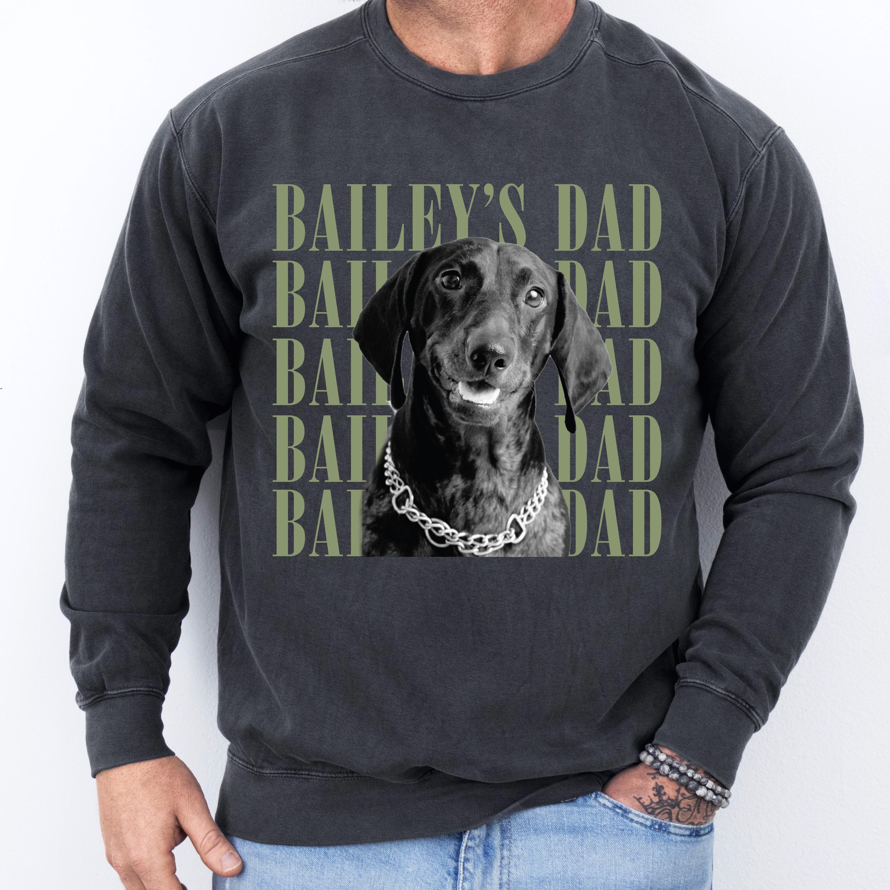 Comfort Colors® Custom Pet Photo Shirt or Sweatshirt, Personalized Pet Name T-Shirt, Vintage Dog & Cat Shirt
