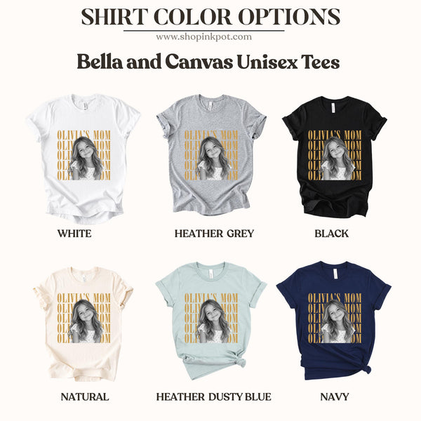 Comfort Colors® Custom Mom Photo Shirt or Sweatshirt, Personalized Mom Shirt, Vintage Photo T-Shirt, Mother’s Day Gift for Mom