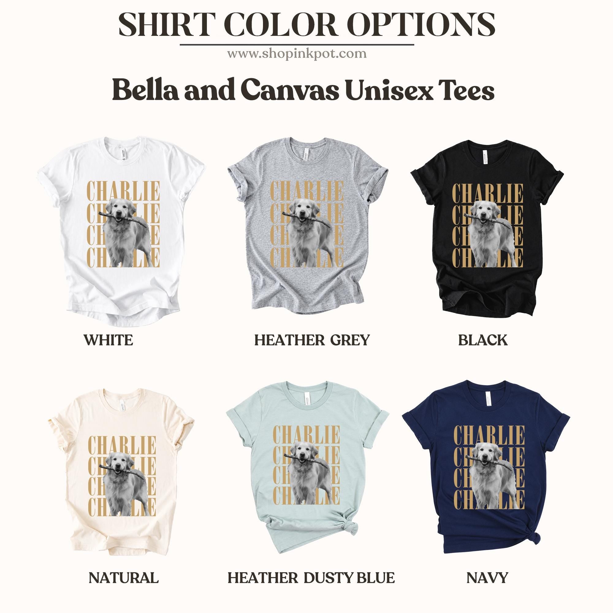 Comfort Colors® Custom Pet Photo Shirt or Sweatshirt, Personalized Pet Name T-Shirt, Vintage Dog & Cat Shirt