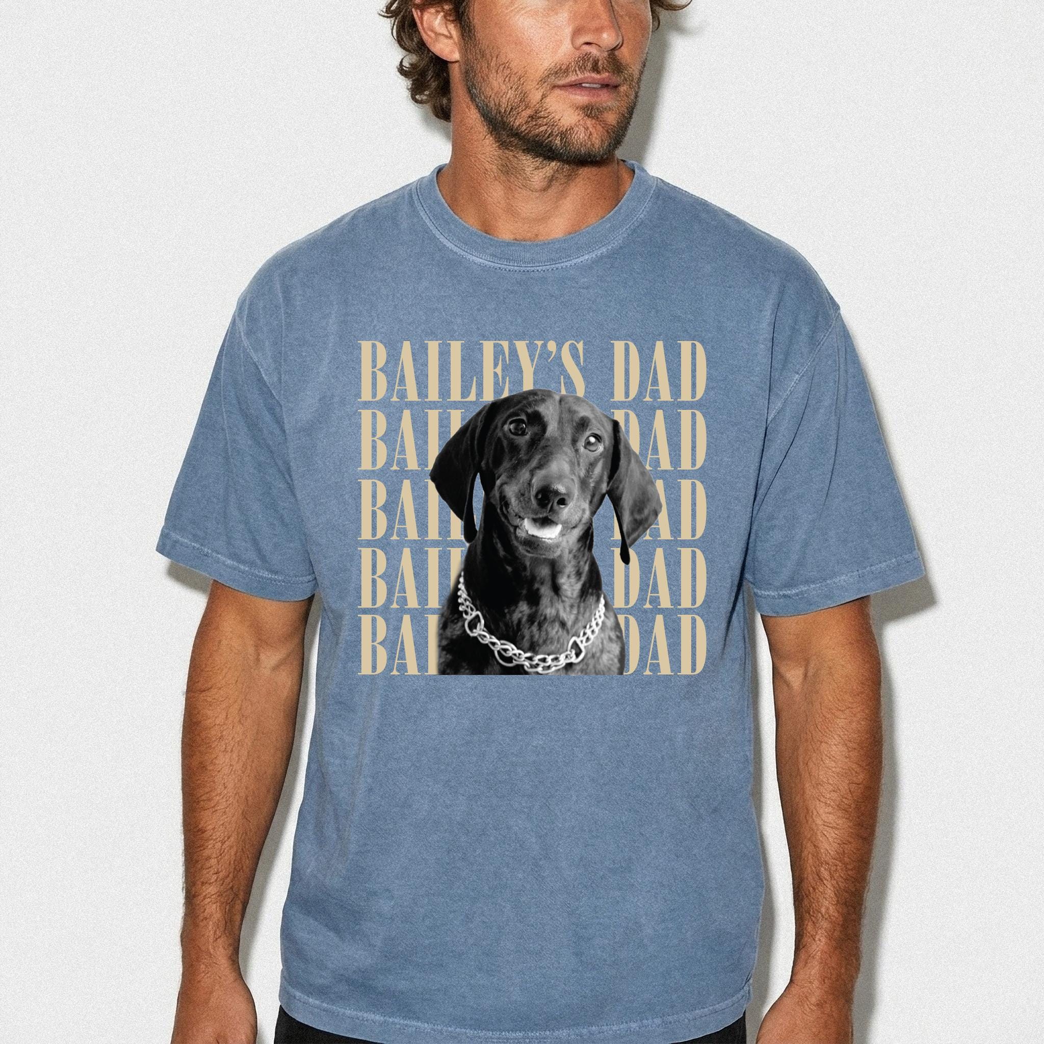 Comfort Colors® Custom Pet Photo Shirt, Personalized Dog Mom or Dad Shirt or Sweatshirt, Vintage Pet Portrait T-Shirt