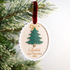 Baby's First Christmas Ornament 2026, Personalized Wood Christmas Tree Ornament, Custom Baby Name Keepsake, Newborn Christmas Gift