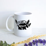 Personalized "Mama Bear" EST - White Ceramic Mug