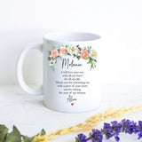 Future Mother In Law Gift #4 Custom Name - White Ceramic Mug - Inkpot