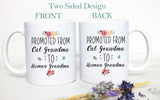 Promoted From Cat Grandma To Human Grandma #2 - White Ceramic Mug