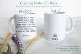 A Wise Woman Once Said Fuck This Shit Text - White Ceramic Mug - Inkpot