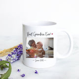 Best Grandma With Photo - White Ceramic Mug
