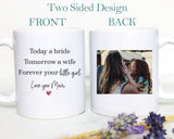 Wedding Gift For Mom Custom Photo - White Ceramic Mug
