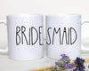 Rae Dunn Inspired Bridesmaid Mug - White Ceramic Mug