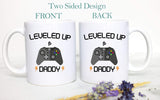 Leveled Up to Daddy Nintendo - White Ceramic Mug - Inkpot