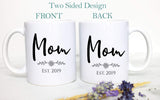Mom and Dad Individual or Mug Set #2 - White Ceramic Mug