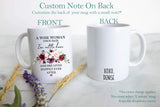 A Wise Woman Once Said I'm Outta Here Red - White Ceramic Mug - Inkpot