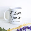 Future Nurse With Custom Name - White Ceramic Mug