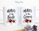 Mother of the Bride Mother of the Groom Individual or Mug Set Custom Name - White Ceramic Mug - Inkpot