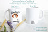 Personalized Beagle Mom and Dad Individual or Mug Set - White Ceramic Custom Mug