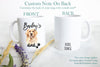 Personalized Retriever Mom and Dad Individual or Mug Set - White Ceramic Custom Mug - Inkpot