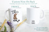 Personalized Brown Tabby Cat Mom and Dad Individual or Mug Set - White Ceramic Custom Mug