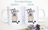 Personalized Himalayan Cat Mom and Dad Individual or Mug Set- White Ceramic Custom Mug