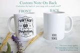 Aged to Perfection 60th Birthday - White Ceramic Mug