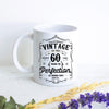 Aged to Perfection 60th Birthday - White Ceramic Mug