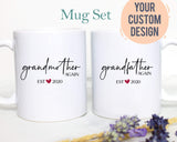 Grandpa and Grandma Again Individual or Mug Set #2 - White Ceramic Mug - Inkpot