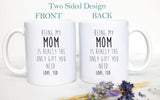 Being My Mom Is the Only Gift You Need - White Ceramic Mug