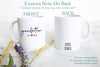 Grandpa and Grandma Est Individual or Mug Set #3 - White Ceramic Mug - Inkpot