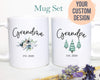 Grandpa and Grandma Winter Individual or Mug Set - White Ceramic Mug - Inkpot