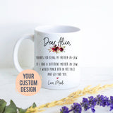 Thank You For Being My Mother In Law - White Ceramic Mug