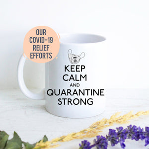 Keep Calm and Quarantine Mug - White Ceramic Mug - Inkpot