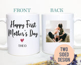 First Mother's Day Custom Photo - White Ceramic Mug