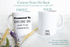 Promoted to Homeschool Mom and Dad Individual or Mug Set Covid 19 - White Ceramic Mug - Inkpot