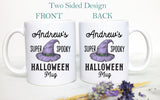 Halloween Custom Name  - White Ceramic Mug