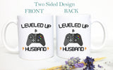Leveled Up to Husband Nintendo - White Ceramic Mug
