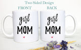 Girl Mom Girl Dad Individual OR Mug Set Announcement Dad To Be Gift, New Dad Baby Announcement First Time Parents, New Parents Gift, New Mom