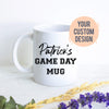 Personalized Name Game Day - White Ceramic Mug