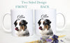 Custom Dog Pet Photo Portrait - White Ceramic Mug