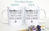 Personalized Coworker Gift, Funny Pandemic Quarantine Mug, Farewell Goodbye Gift, Coworker birthday, Going Away Gift, Resign Gift Christmas