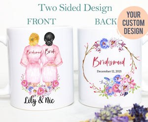 Personalized Bridesmaid Gift #2, Bridesmaid Proposal Mug, Will You Be My Bridesmaid, Wedding Party, Bridesmaid Proposal, Bridal Party Gift