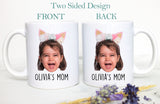 Custom Baby Face Photo Gift For Mom Dad Individual OR Mugset, Personalized Photo Mug, Christmas Gift, Parents Birthday, Anniversary, Couples