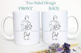 Promoted to Mom and Dad Individual OR Mug Set, Dad To Be Gift New Dad Gift, New Mom, Baby Reveal, Mom to be, Pregnancy Announcement