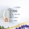 Father&#39;s Day Gift, Stepdad Definition, Custom Stepdad Gift, Best Dad, Custom Funny Gift for Stepdad, Christmas Gift, Thank You Stepdad