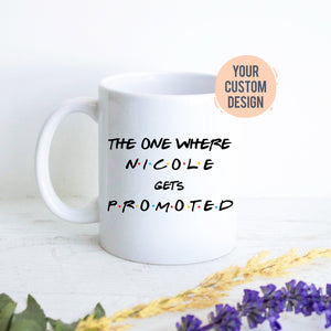 Personalized Job Promotion Gift, Job Promotion Mug, Gift for Work Promotion, Funny Promotion Gift for Men and Women, Promotion Gift Idea