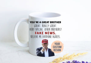 Funny Gift for Brother, Brother Christmas Gift, Brother Mug, Brother Birthday Gift, Custom Gift for Brother, Funny Gift Idea for Him
