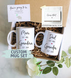 Pregnancy Announcement Gift Box | Promoted Grandma and Grandpa, Baby Announcement, New Grandparents Mug, Grandparents Gift, Pregnancy Reveal